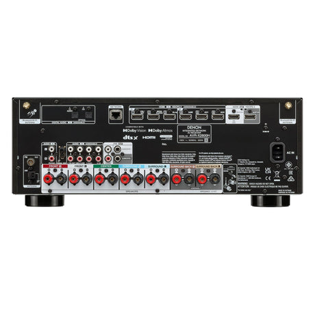 Denon AVR-X2800H - 7.2 Channel 8K AV Receiver