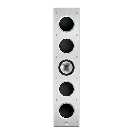 Kef Ci5160rl Uni-q 3 Way In-wall Custom Install Speaker
