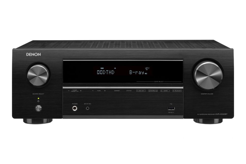 Denon AVR-X550BT 5.2 Channel AV Receiver