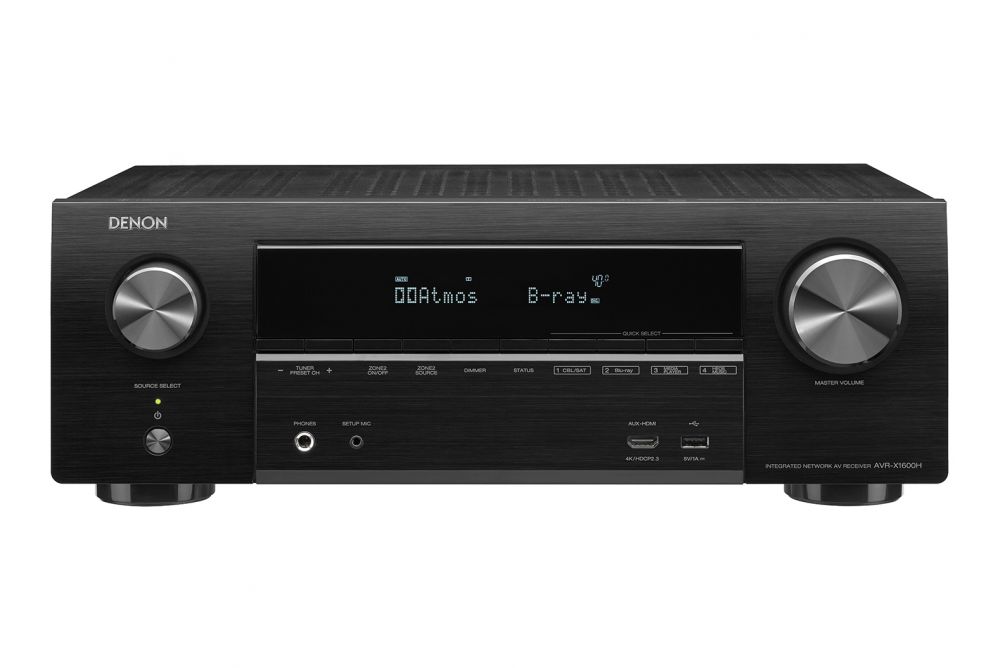 Denon AVR-X1600H 7.2 Channel Home Theatre AV Receiver