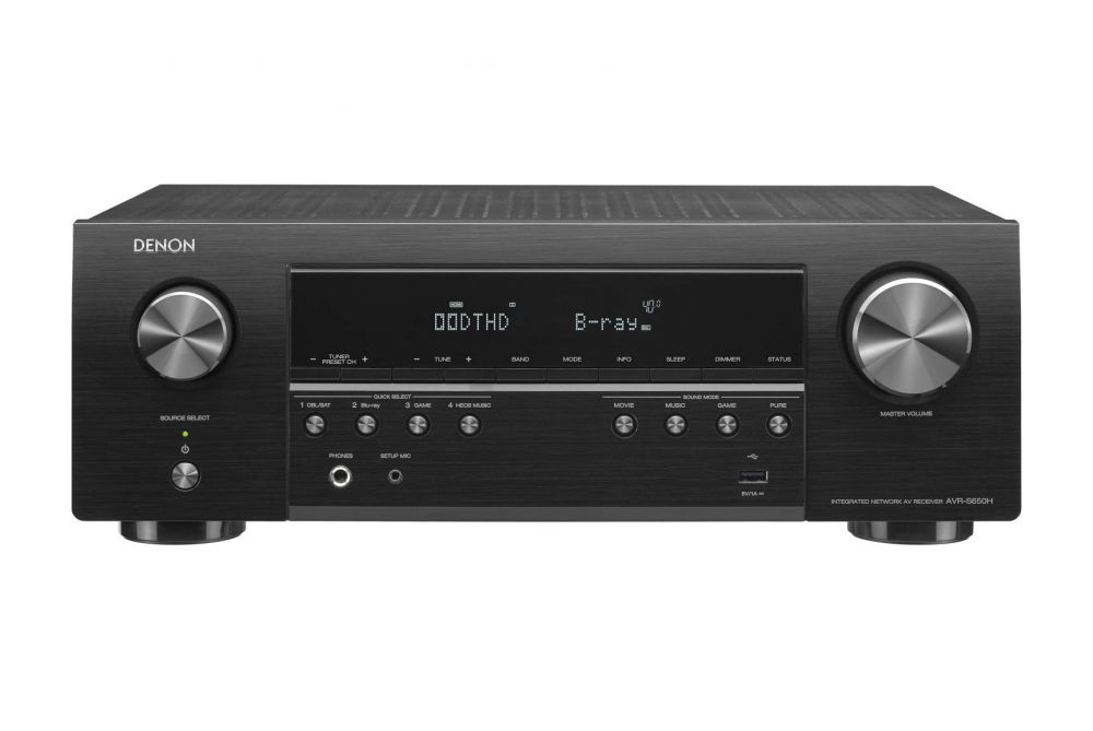 Denon AVR-S650H 5.2 Channel High-Power 4K AV Receiver