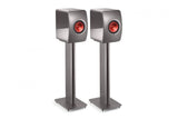 KEF LS50 Premium Concentric Bookshelf Speakers with Stand (Pair)