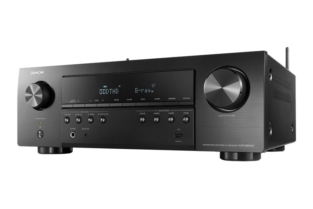 Denon AVR-S650H 5.2 Channel High-Power 4K AV Receiver