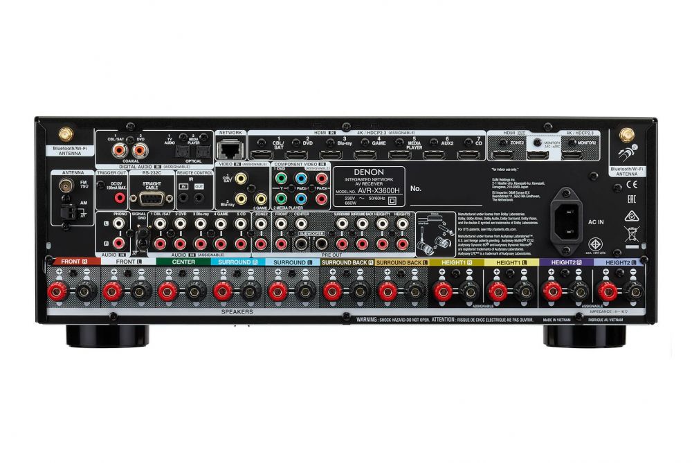 Denon AVR-X3600H 9.2 Channel Home Theatre AV Receiver