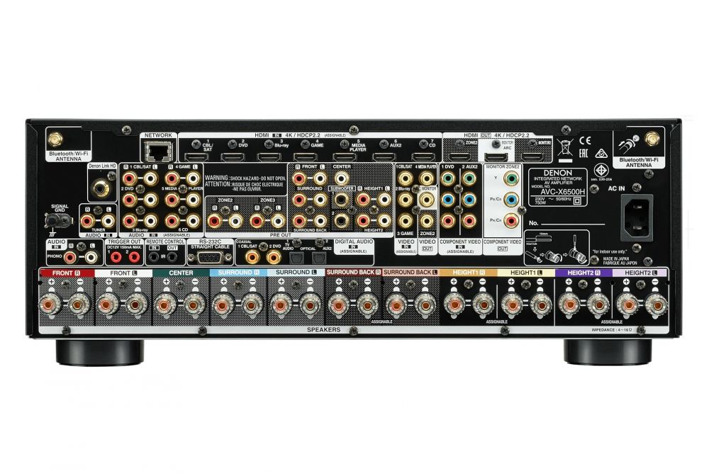 Denon AVC-X6500H 11.2 Channel IMAX Enhanced Audio Video Amplifier