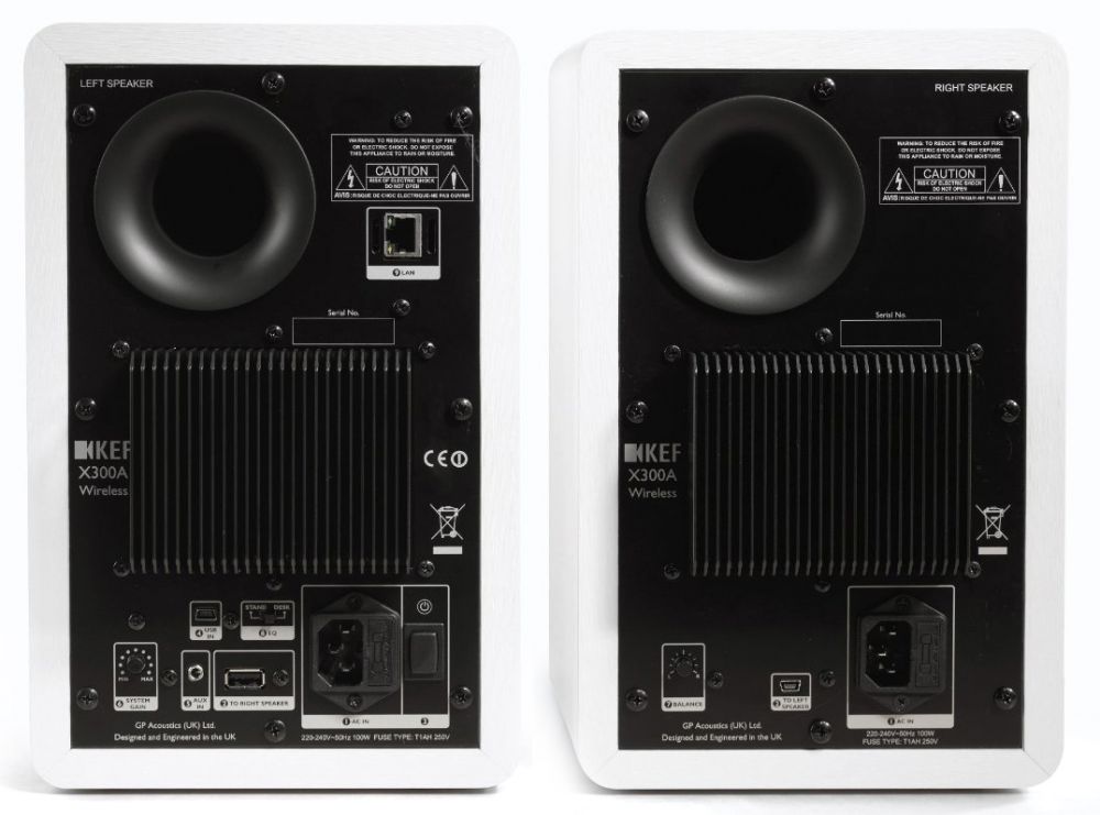 KEF X300A Concentric Active Wireless Monitor Speakers (Pair)