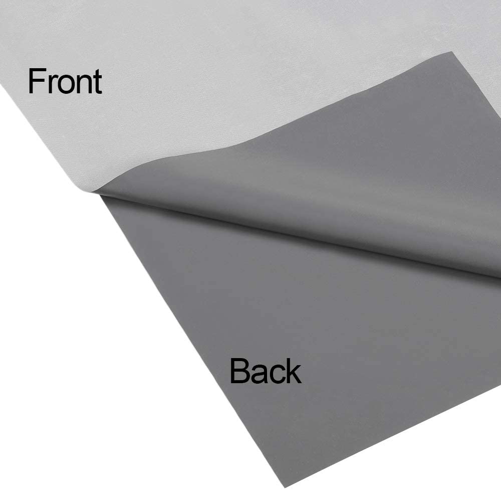 Douself 100'' Portable Projector Screen HD 16:9 100 Inch Diagonal Frameless PVC Video Projection Screen Foldable Wall Mounted for Home Theater Office Movies Indoors Outdoors