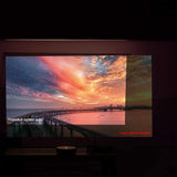 Douself 100'' Portable Projector Screen HD 16:9 100 Inch Diagonal Frameless PVC Video Projection Screen Foldable Wall Mounted for Home Theater Office Movies Indoors Outdoors