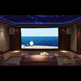 Douself 100'' Portable Projector Screen HD 16:9 100 Inch Diagonal Frameless PVC Video Projection Screen Foldable Wall Mounted for Home Theater Office Movies Indoors Outdoors