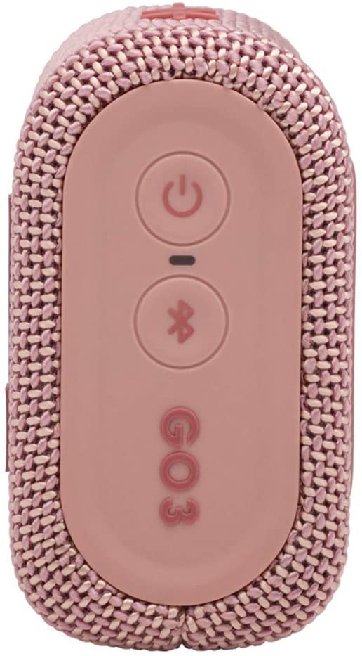 JBLGO3PINK Portable Waterproof Speaker-Pink