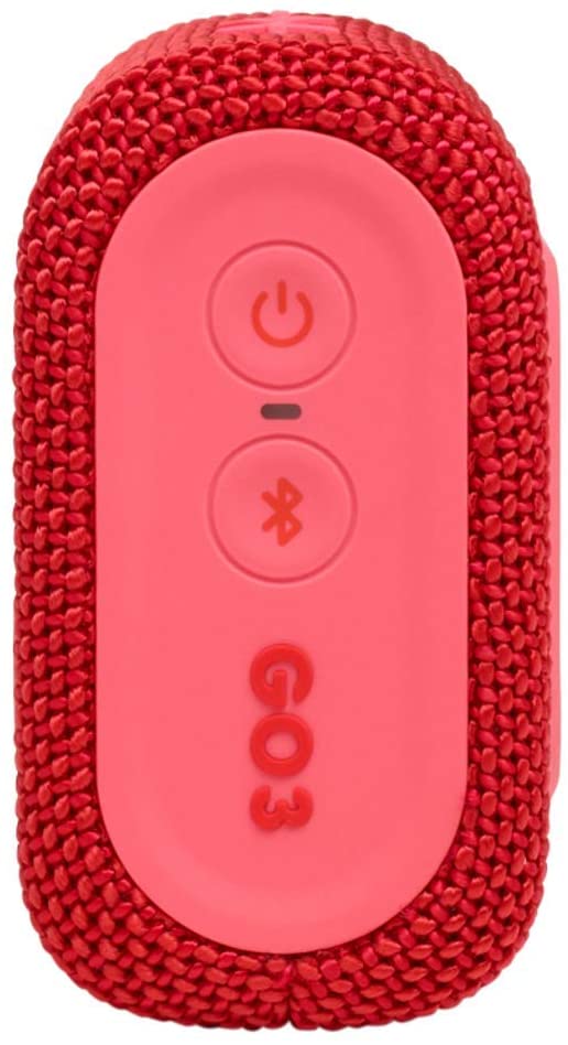 JBL GO3RED Portable Waterproof Speaker-Red