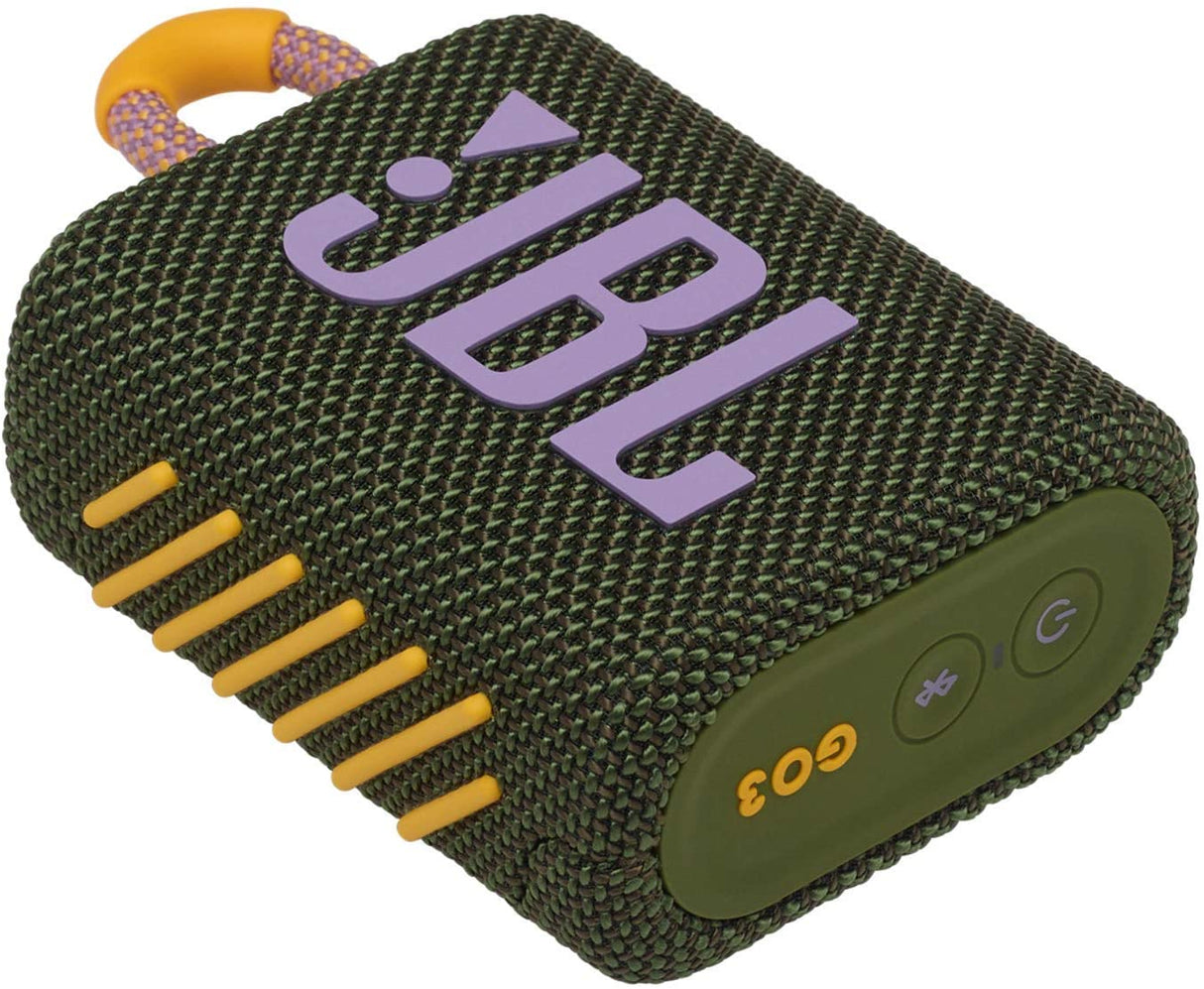 JBLGO3GRN Portable Waterproof Speaker-Green