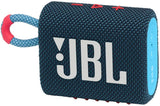 JBLGO3BLUP Portable Waterproof Speaker-BluePink