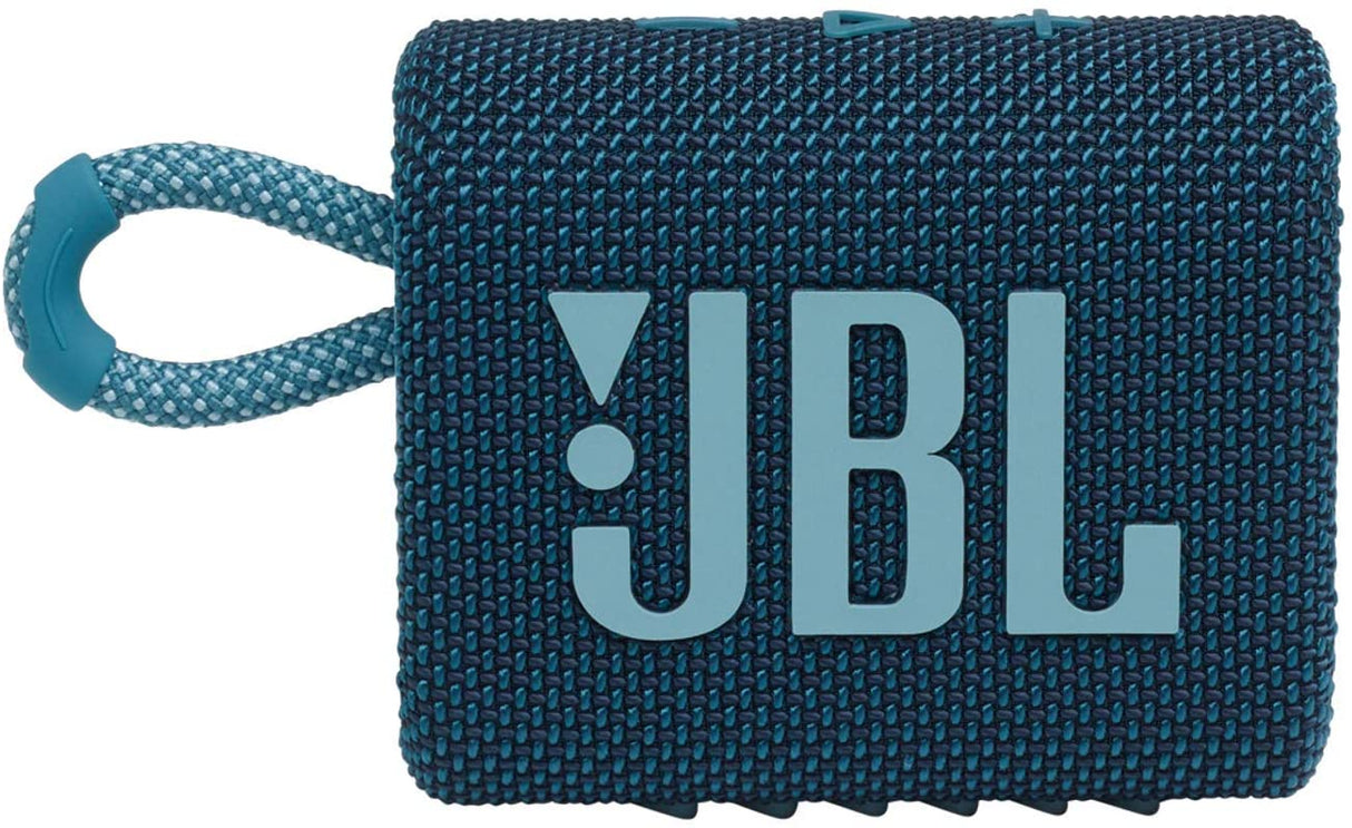 JBL Go 3 portable Waterproof Speaker-Blue, JBLGO3BLU
