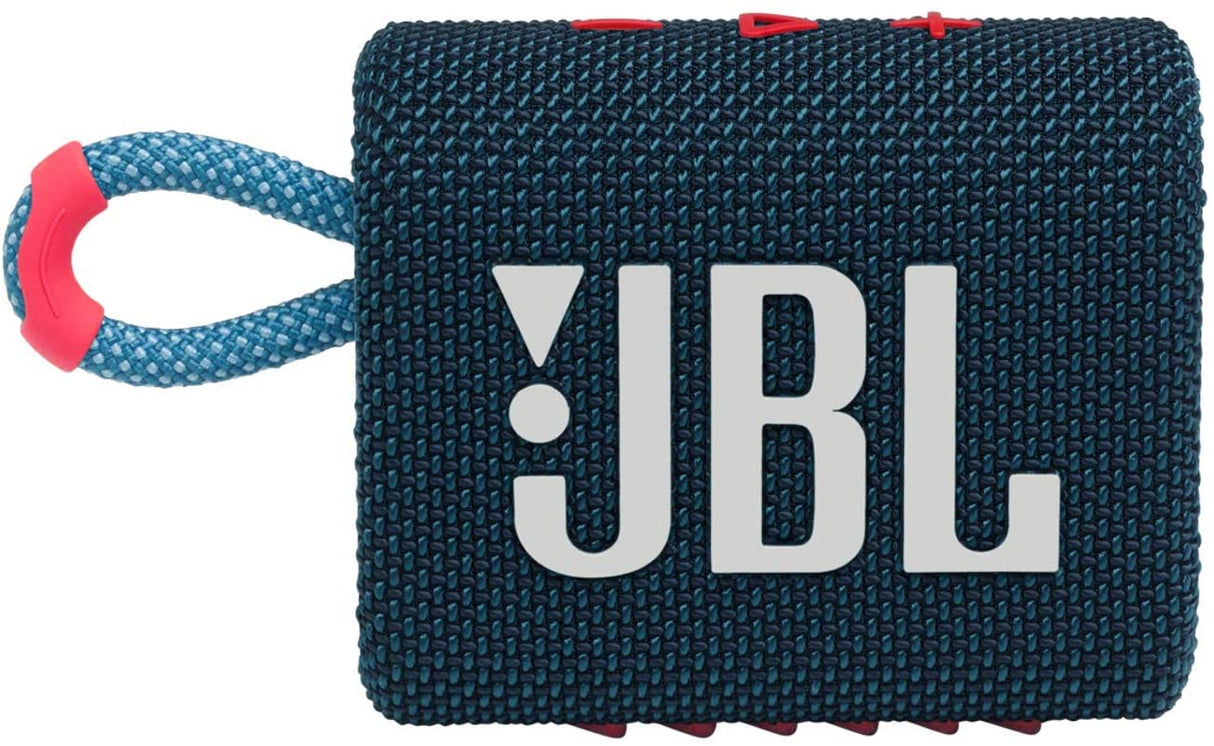 JBLGO3BLUP Portable Waterproof Speaker-BluePink
