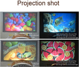 YG230 Mini Portable Projector Full HD 1080P Video Beamer Home Theater Multiscreen Media Player Support HD USB Micro USB AV TF Card Input Video Player