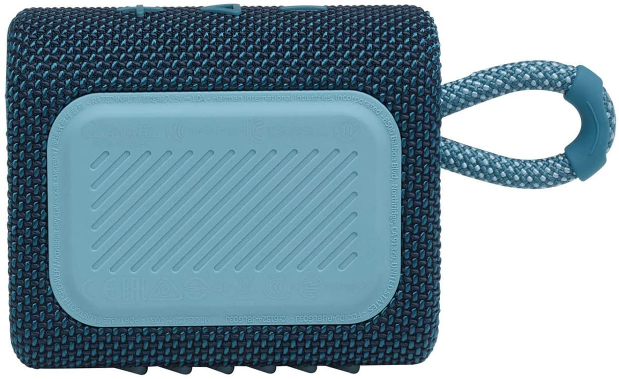 JBL Go 3 portable Waterproof Speaker-Blue, JBLGO3BLU