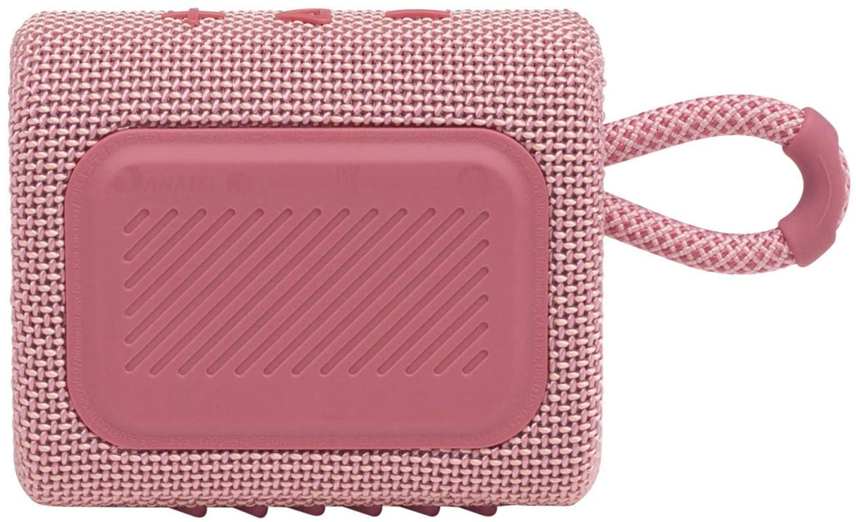 JBLGO3PINK Portable Waterproof Speaker-Pink