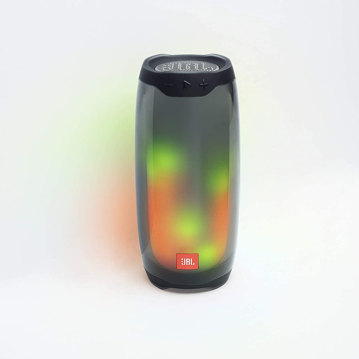 JBL Pulse 4 - Portable Bluetooth Speaker with 360 degrees LED lights, powerful sound and deep bass, IPX7 waterproof, 12 hours of playtime, JBL PartyBoost for multiple speaker pairing (Black)