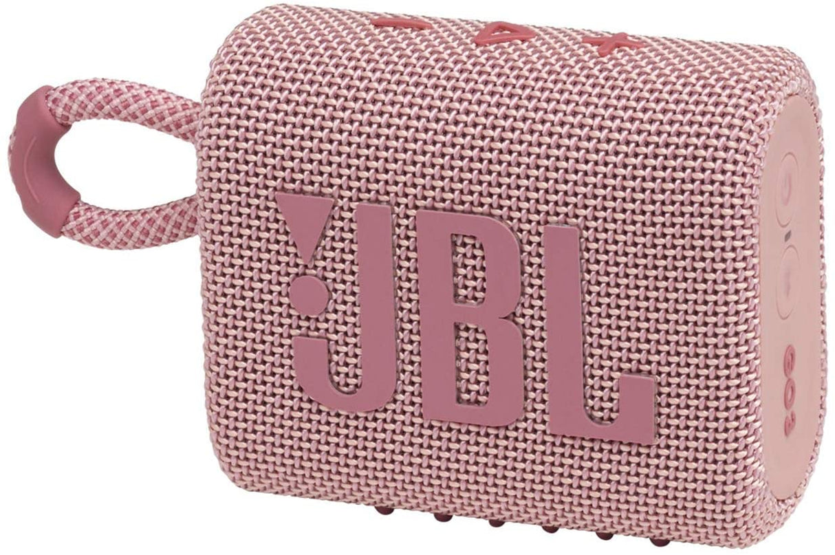JBLGO3PINK Portable Waterproof Speaker-Pink