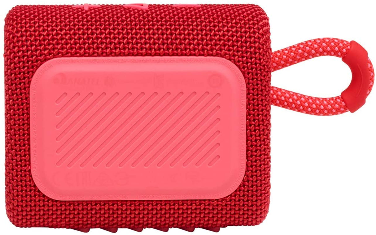 JBL GO3RED Portable Waterproof Speaker-Red