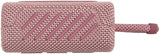JBLGO3PINK Portable Waterproof Speaker-Pink