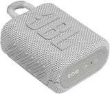JBL GO3WHT Portable Waterproof Speaker-White