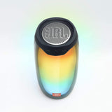 JBL Pulse 4 - Portable Bluetooth Speaker with 360 degrees LED lights, powerful sound and deep bass, IPX7 waterproof, 12 hours of playtime, JBL PartyBoost for multiple speaker pairing (Black)