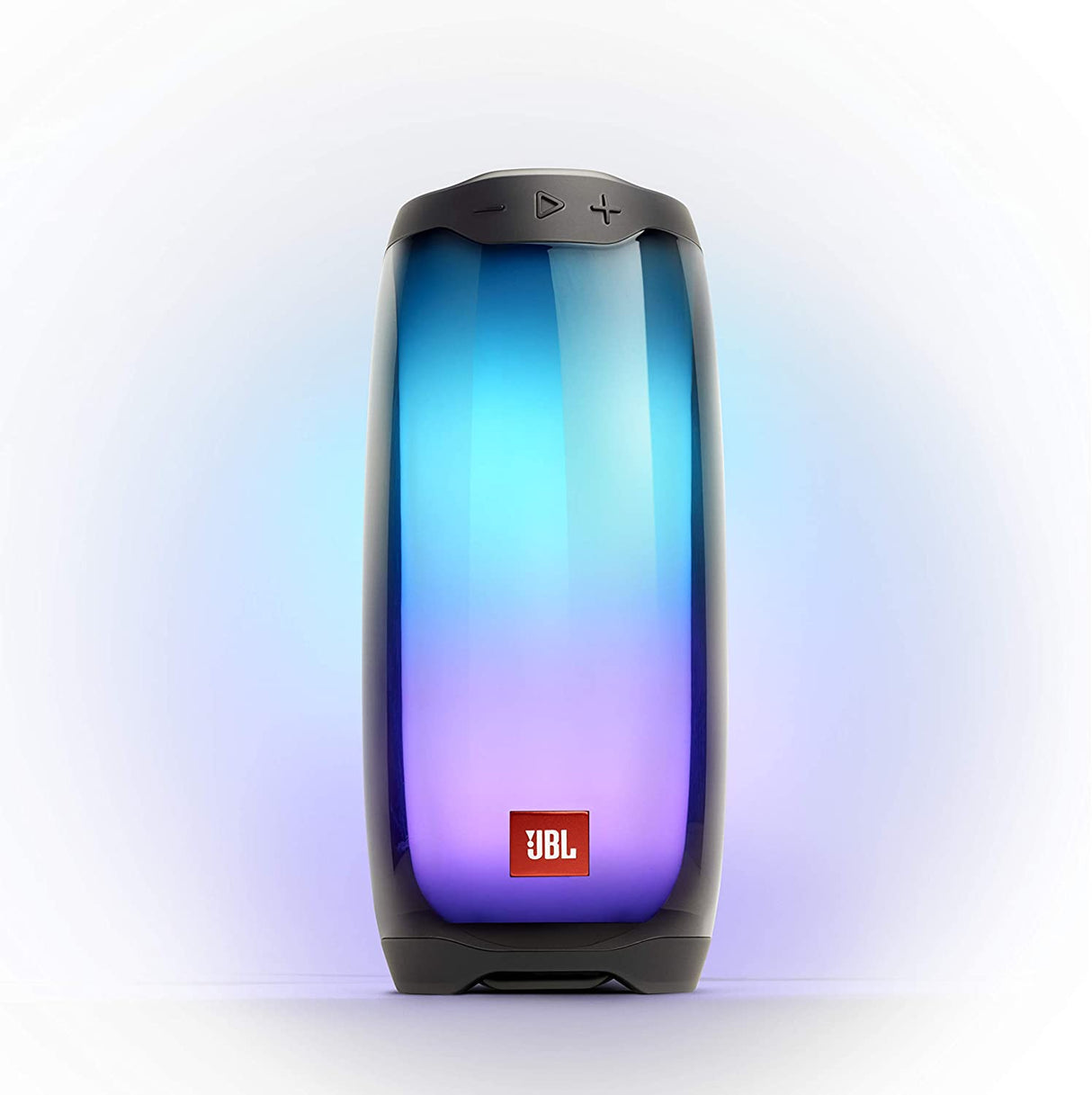 JBL Pulse 4 - Portable Bluetooth Speaker with 360 degrees LED lights, powerful sound and deep bass, IPX7 waterproof, 12 hours of playtime, JBL PartyBoost for multiple speaker pairing (Black)