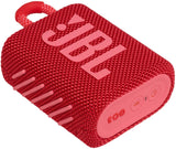 JBL GO3RED Portable Waterproof Speaker-Red