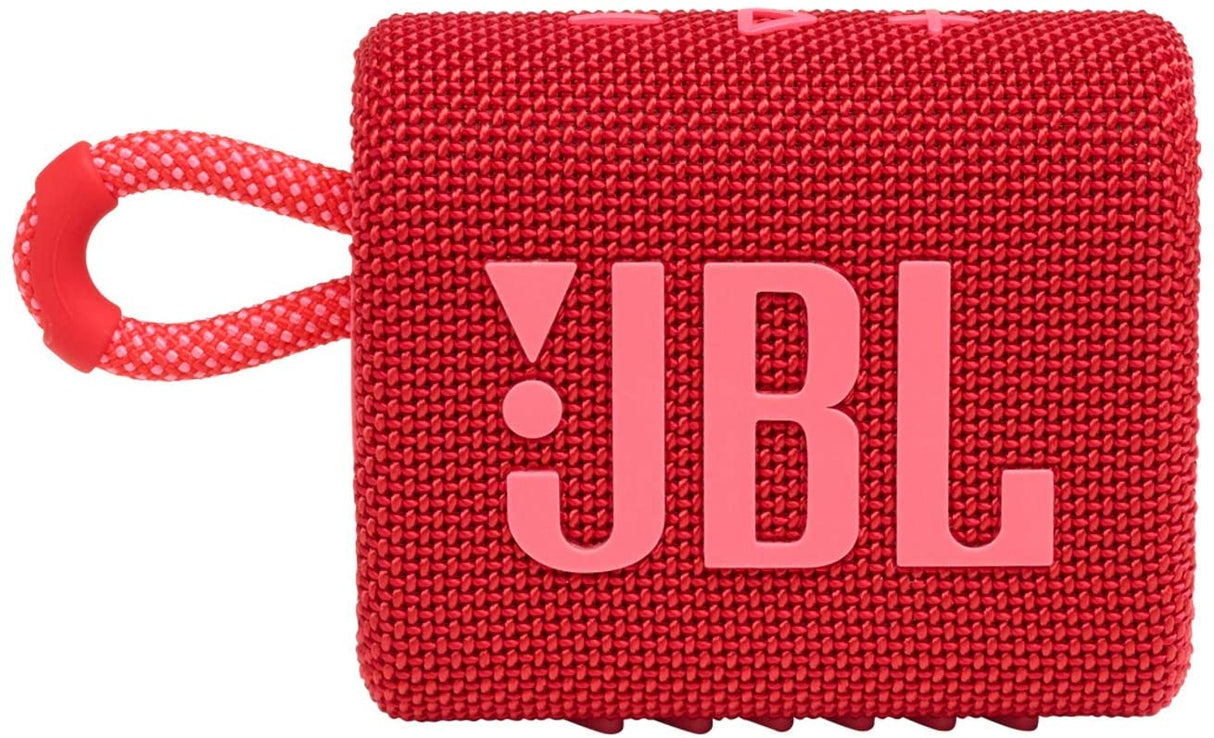 JBL GO3RED Portable Waterproof Speaker-Red