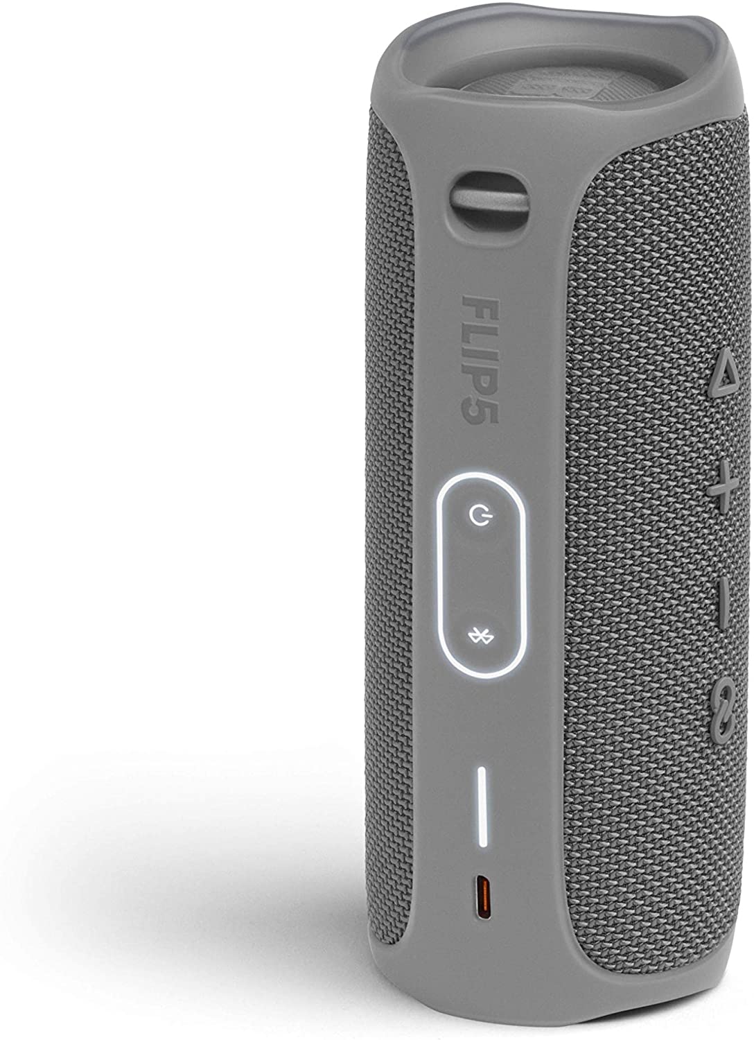 JBL Flip 5 Portable Waterproof Bluetooth Speaker with Hybrid Carrying Case (Grey)
