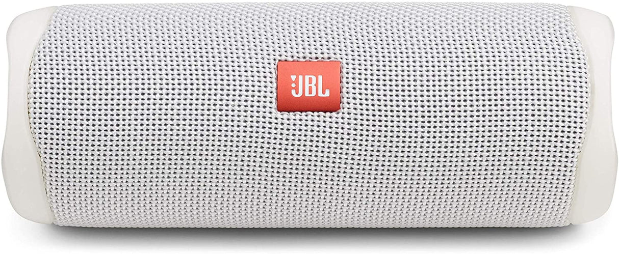 JBL FLIP5WHT Flip 5 Portable Waterproof Bluetooth Speaker with Hybrid Carrying Case (White)