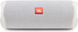 JBL FLIP5WHT Flip 5 Portable Waterproof Bluetooth Speaker with Hybrid Carrying Case (White)