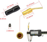 2mm Banana Plug Pin Screw Type, 2mm Gold-Plated Audio Speaker Cable Connector （10pcs ）