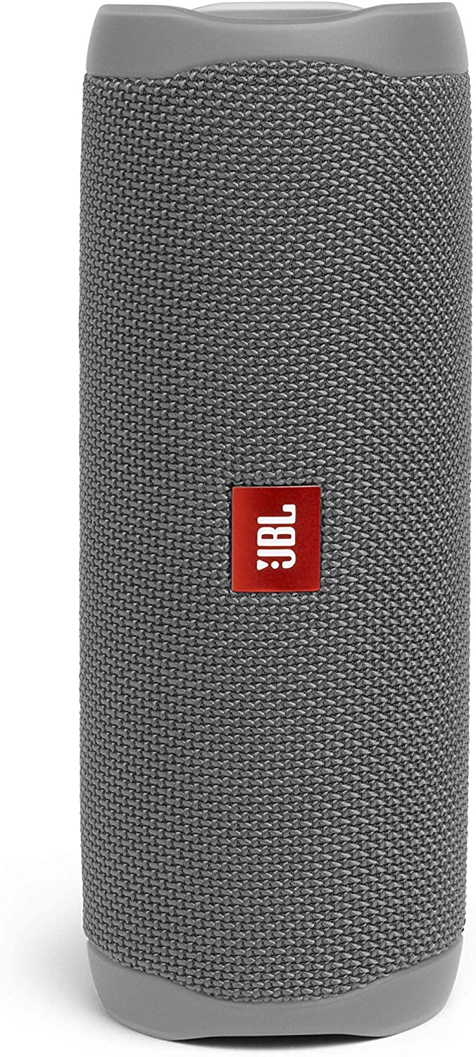 JBL Flip 5 Portable Waterproof Bluetooth Speaker with Hybrid Carrying Case (Grey)