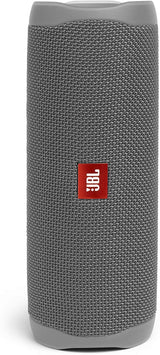 JBL Flip 5 Portable Waterproof Bluetooth Speaker with Hybrid Carrying Case (Grey)