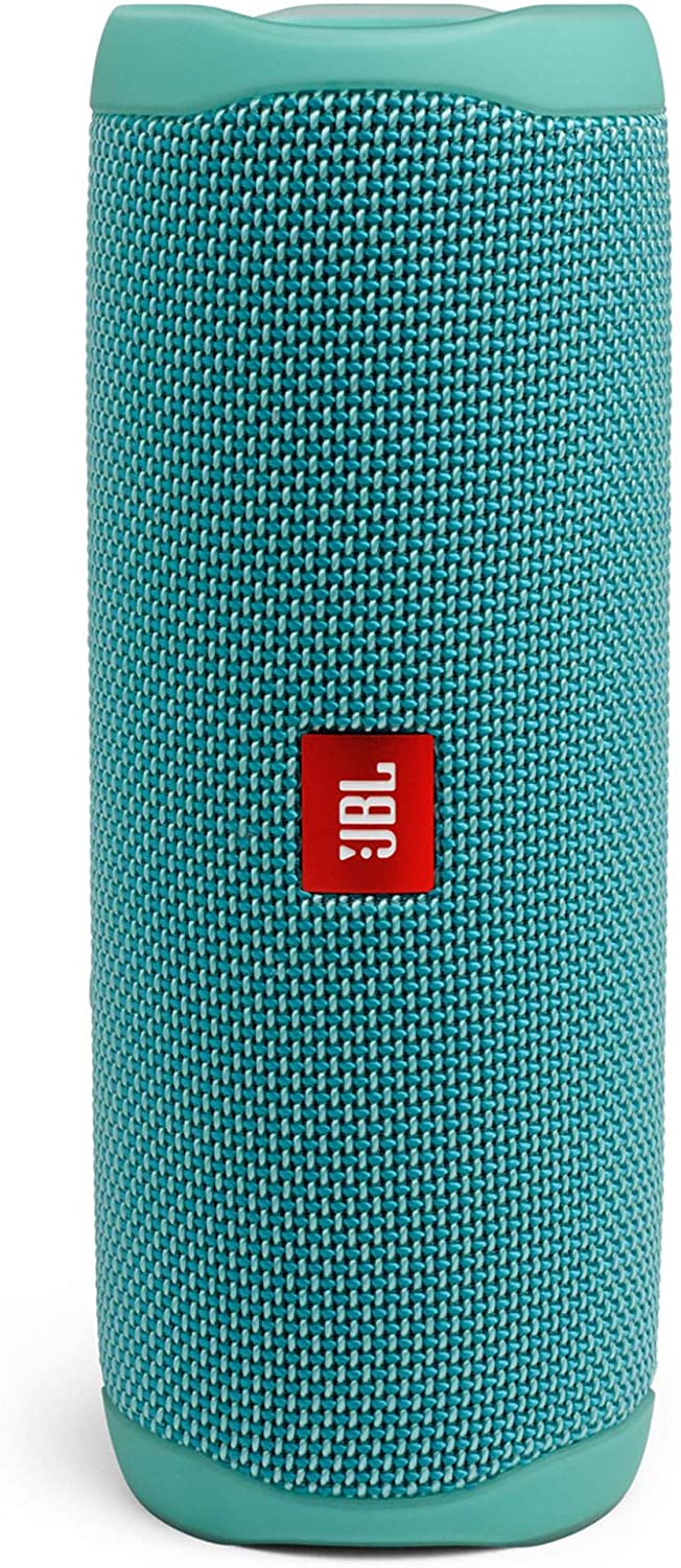 JBL Flip 5 Portable Waterproof Bluetooth Speaker with Hybrid Carrying Case (Teal)