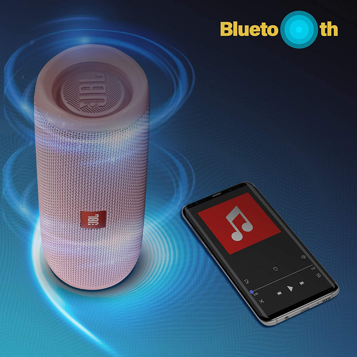 JBL FLIP5-PK Flip 5 Waterproof Portable Bluetooth Speaker, Pink - (Pack of 1)