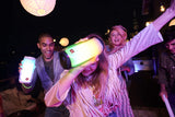 JBL Pulse 4 - Portable Bluetooth Speaker with 360 degrees LED lights, powerful sound and deep bass, IPX7 waterproof, 12 hours of playtime, JBL PartyBoost for multiple speaker pairing (Black)