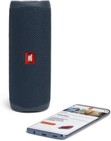 JBL Flip 5 Portable Waterproof Bluetooth Speaker (Blue)