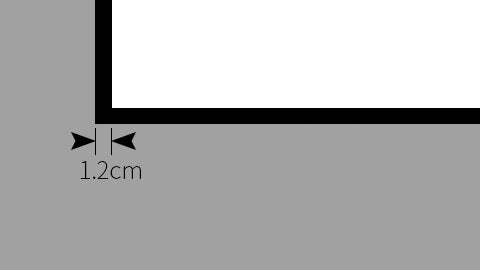 FIXED Narrow FRAME Projector Screen ZHK 100B